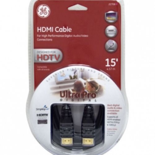 Cable HDMI 4.5m GE Oro 24k